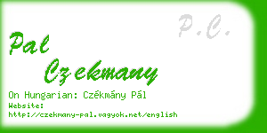 pal czekmany business card